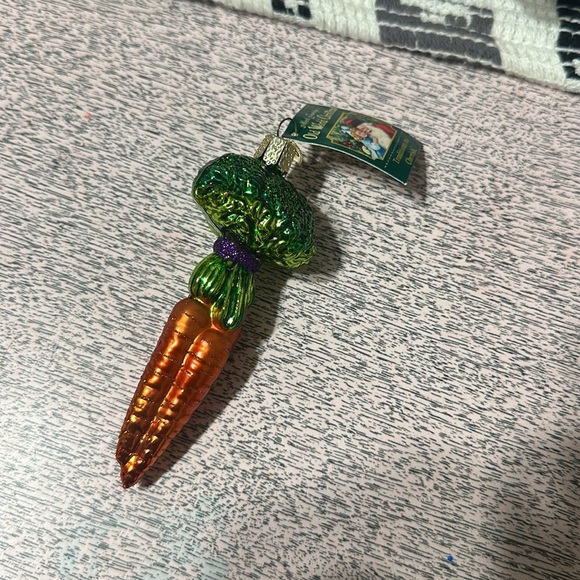 Old World Christmas Bunch Of Carrots Glass Blown Ornament New in Box - Picture 2 of 8